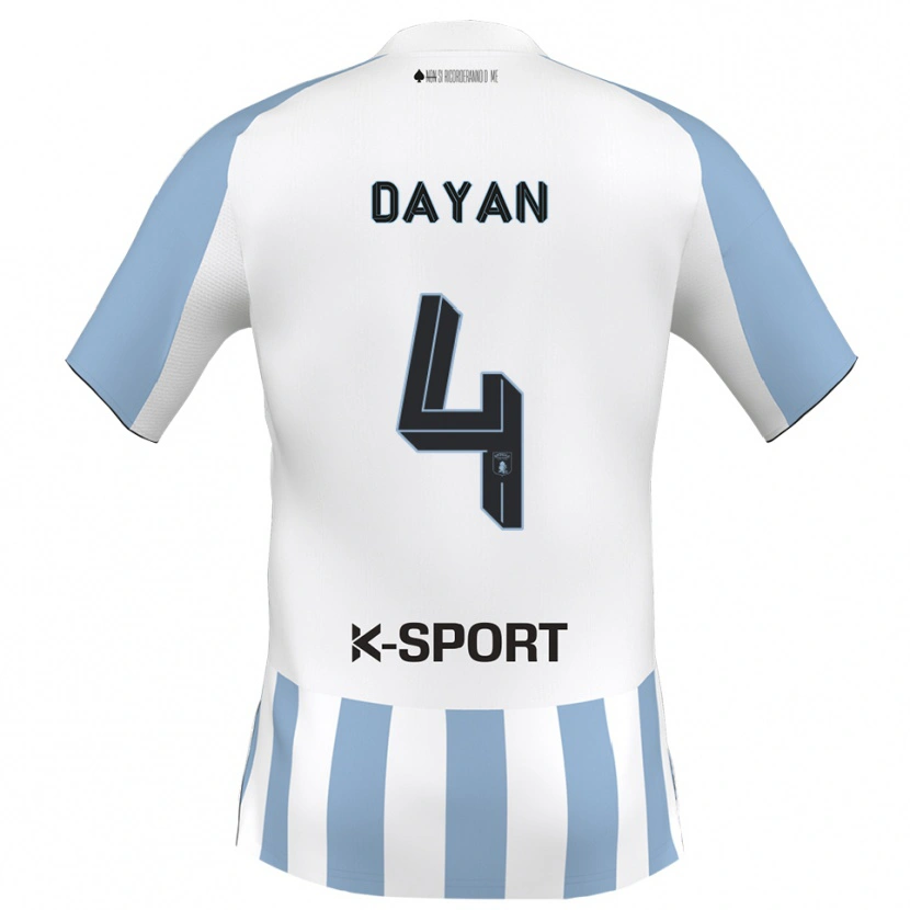 Danxen Mulher Camisola Pedro Dayan #4 Branco Azul Celeste Principal 2025/26 Camisa Brasil