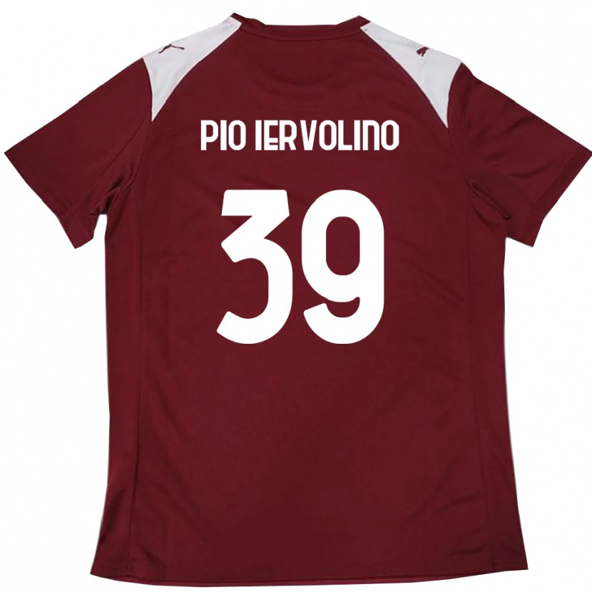Danxen Mulher Camisola Antonio Pio Iervolino #39 Borgonha Branco Principal 2025/26 Camisa Brasil
