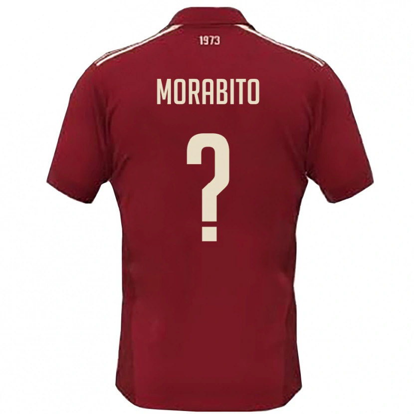 Danxen Mulher Camisola Francesco Morabito #0 Borgonha Branco Principal 2025/26 Camisa Brasil