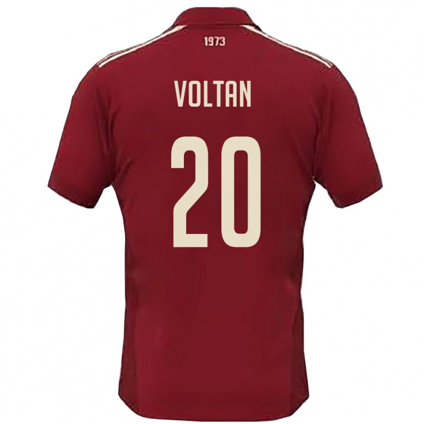 Danxen Mulher Camisola Davide Voltan #20 Borgonha Branco Principal 2025/26 Camisa Brasil