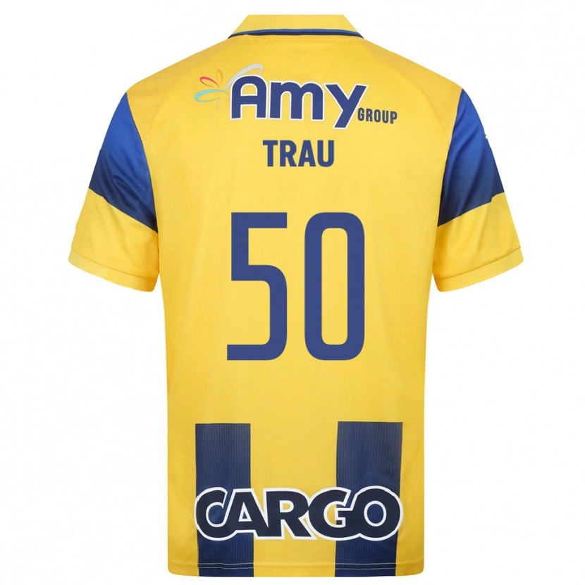 Danxen Mulher Camisola Idan Trau #50 Amarelo Marinho Principal 2025/26 Camisa Brasil