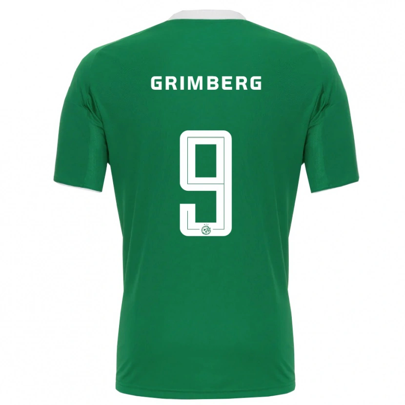 Danxen Mulher Camisola Adam Grimberg #9 Verde Branco Principal 2025/26 Camisa Brasil