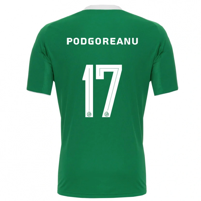 Danxen Mulher Camisola Suf Podgoreanu #17 Verde Branco Principal 2025/26 Camisa Brasil