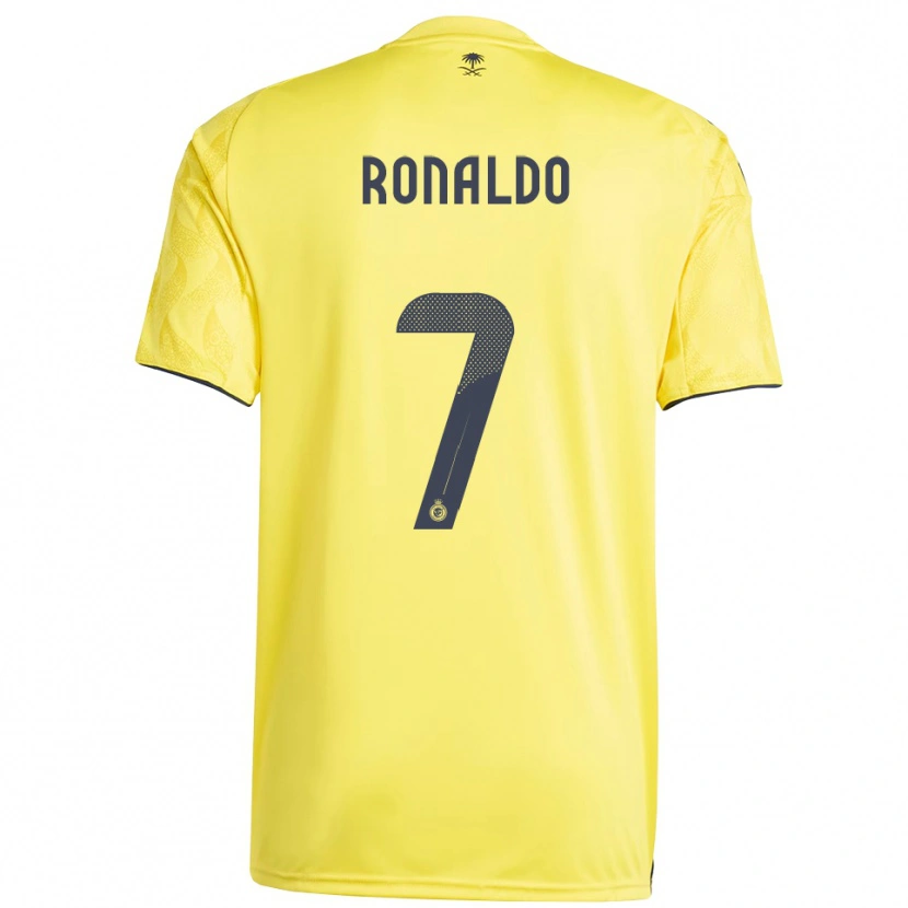 Danxen Mulher Camisola Cristiano Ronaldo #7 Amarelo Preto Principal 2025/26 Camisa Brasil