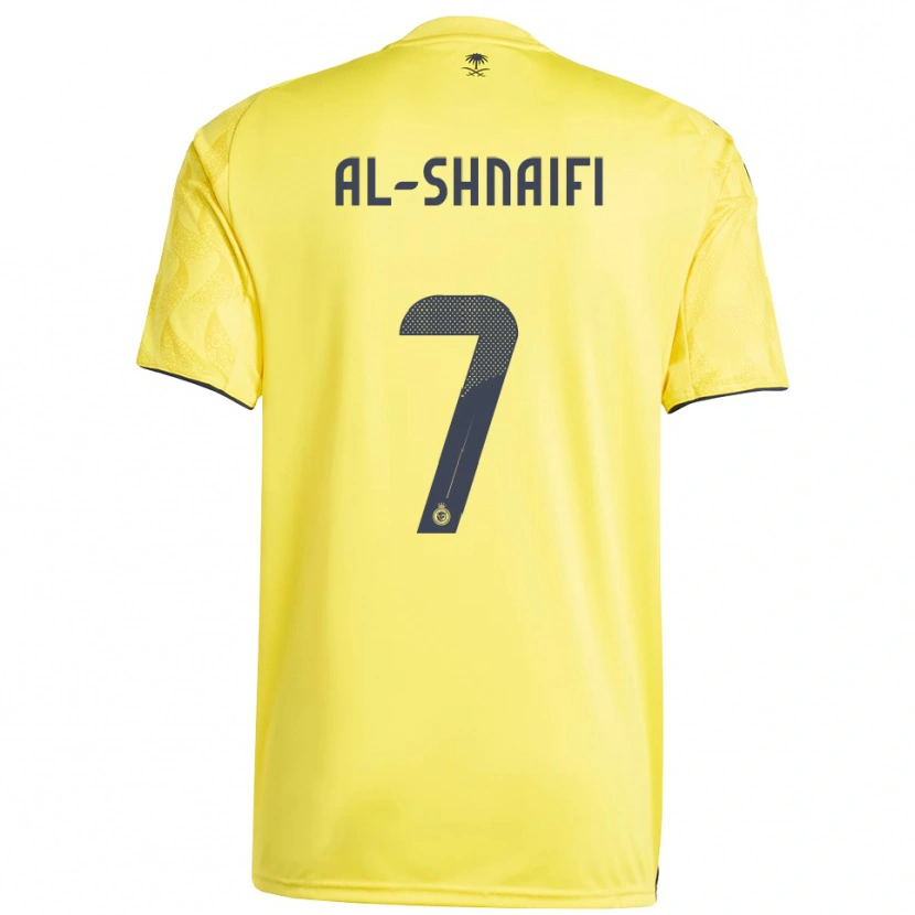 Danxen Mulher Camisola Basmah Al-Shnaifi #7 Amarelo Preto Principal 2025/26 Camisa Brasil