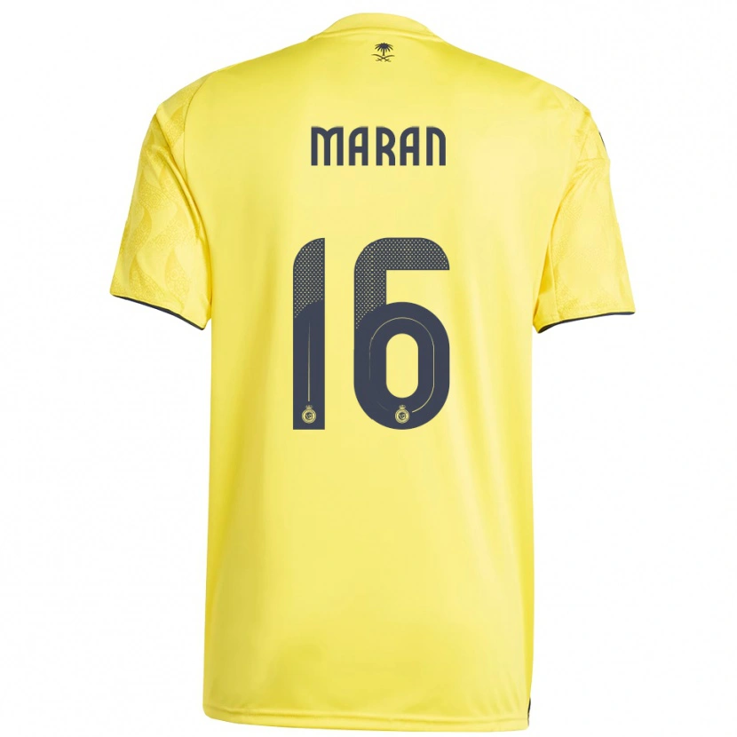 Danxen Mulher Camisola Mohammed Marran #16 Amarelo Preto Principal 2025/26 Camisa Brasil