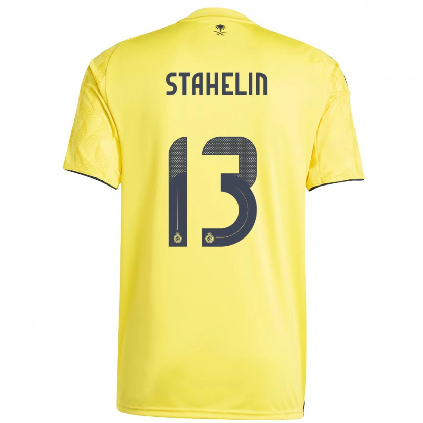 Danxen Mulher Camisola Izabela Stahelin #13 Amarelo Preto Principal 2025/26 Camisa Brasil
