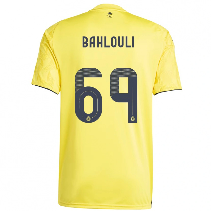 Danxen Mulher Camisola Nesrine Bahlouli #69 Amarelo Preto Principal 2025/26 Camisa Brasil