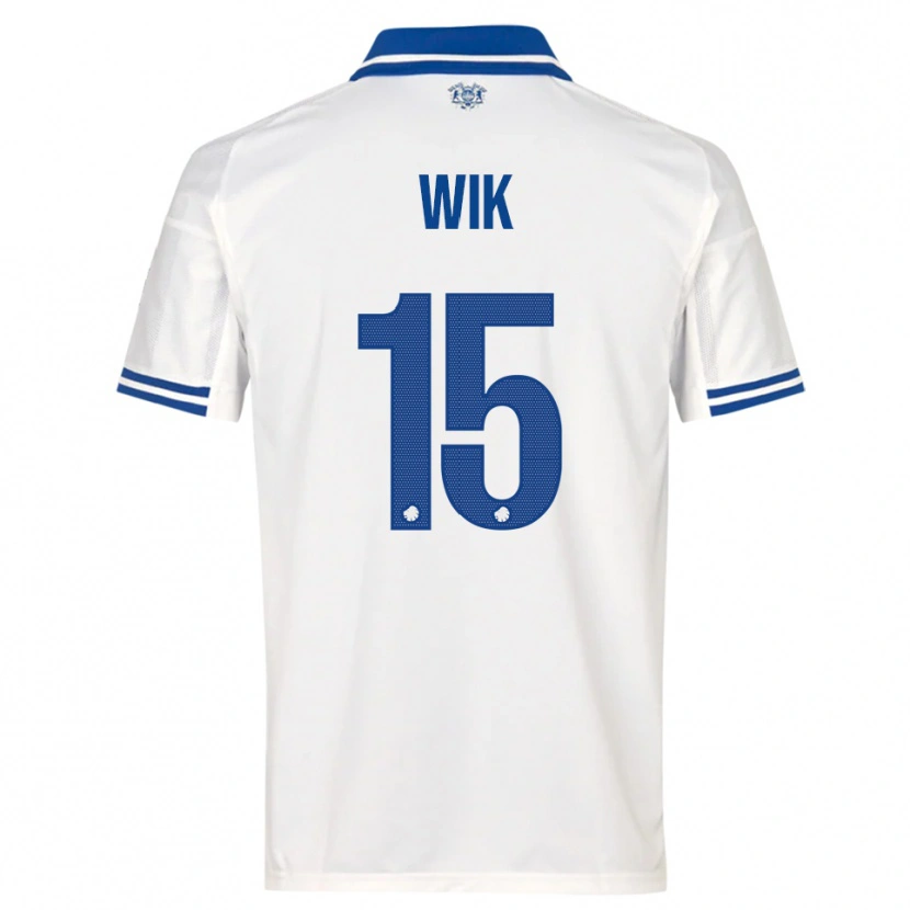 Danxen Mulher Camisola Viktoria Wik #15 Branco Azul Principal 2025/26 Camisa Brasil