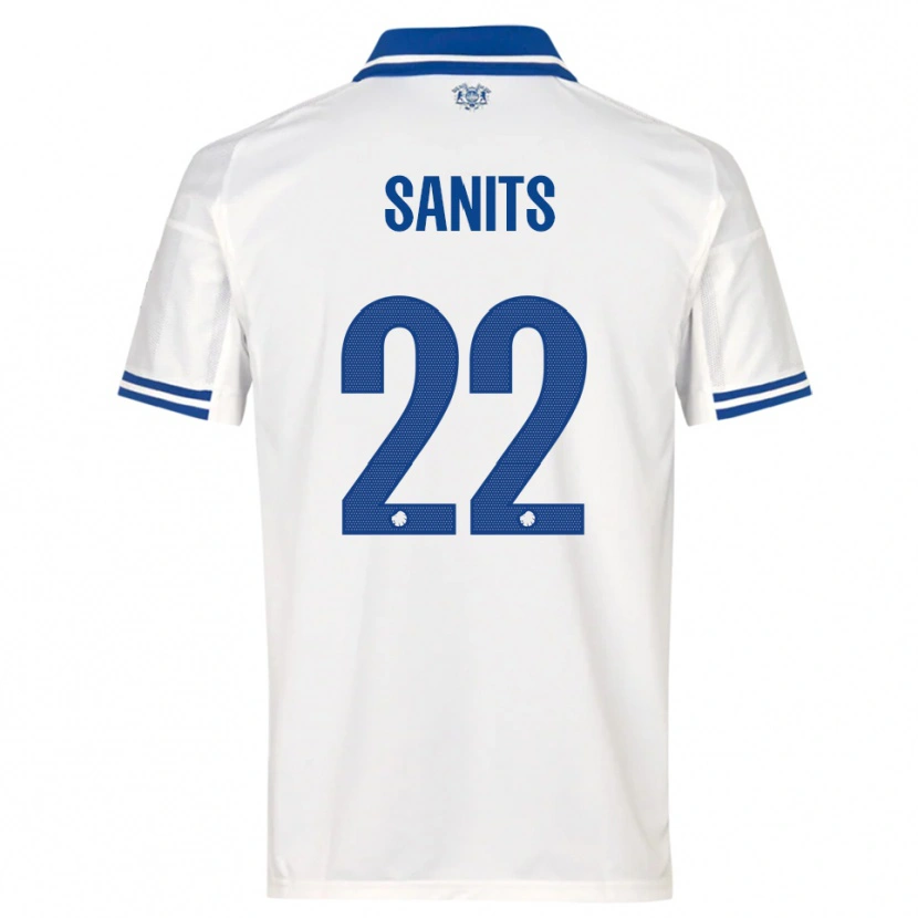 Danxen Mulher Camisola Dimitri Sanits #22 Branco Azul Principal 2025/26 Camisa Brasil