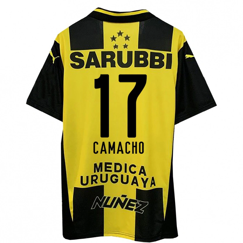 Danxen Mulher Camisola Sebastián Camacho #17 Amarelo Preto Principal 2025/26 Camisa Brasil