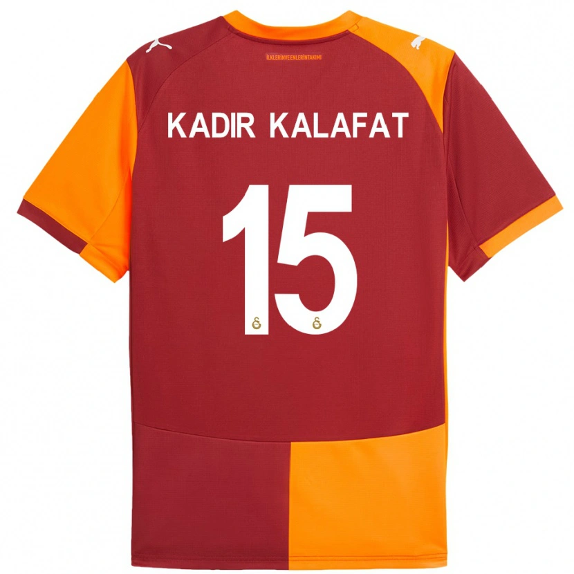 Danxen Mulher Camisola İsmail Kadir Kalafat #15 Vermelho Laranja Principal 2025/26 Camisa Brasil