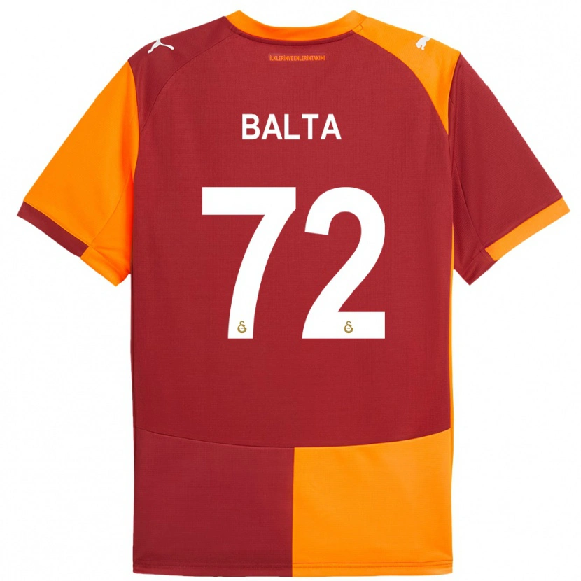 Danxen Mulher Camisola Çağrı Balta #72 Vermelho Laranja Principal 2025/26 Camisa Brasil