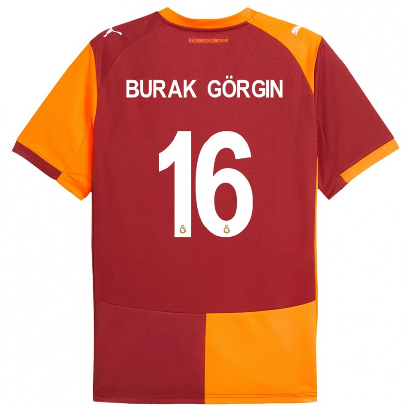 Danxen Mulher Camisola Muhammet Burak Görgin #16 Vermelho Laranja Principal 2025/26 Camisa Brasil
