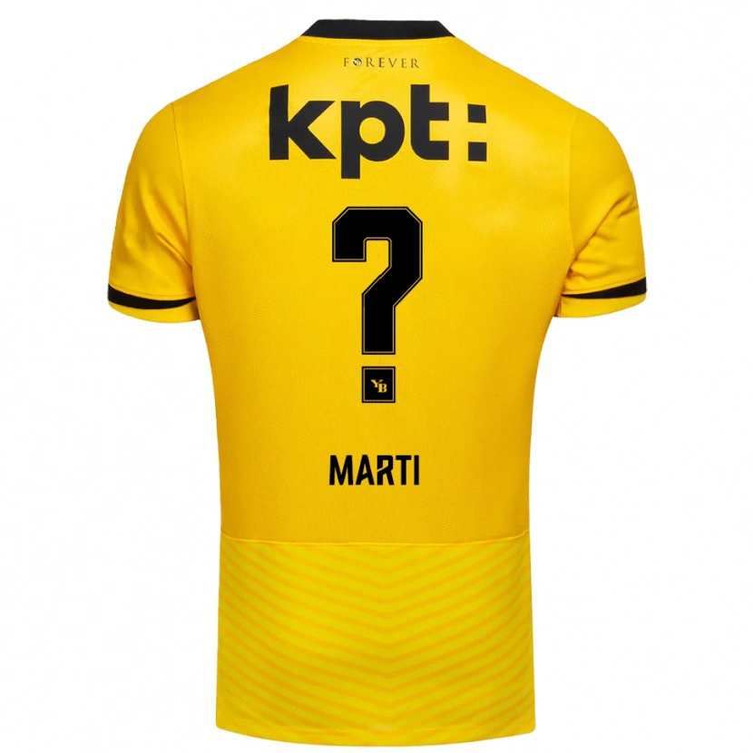 Danxen Mulher Camisola Robin Marti #0 Amarelo Preto Principal 2025/26 Camisa Brasil