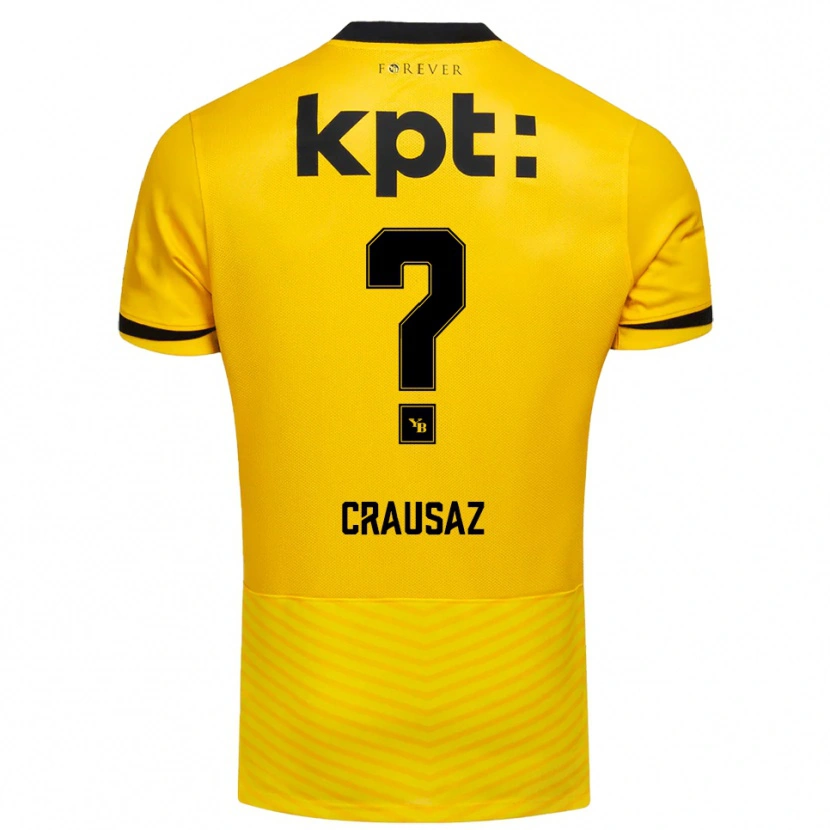 Danxen Mulher Camisola Tim Crausaz #0 Amarelo Preto Principal 2025/26 Camisa Brasil