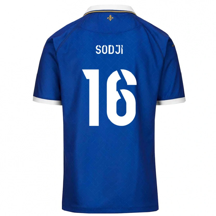 Danxen Mulher Camisola Alexandre Sodji #16 Azul Dourado Principal 2025/26 Camisa Brasil