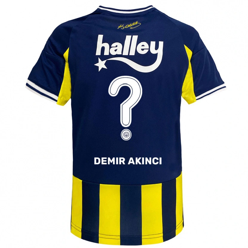 Danxen Mulher Camisola Nazım Demir Akıncı #0 Amarelo Marinho Branco Principal 2025/26 Camisa Brasil