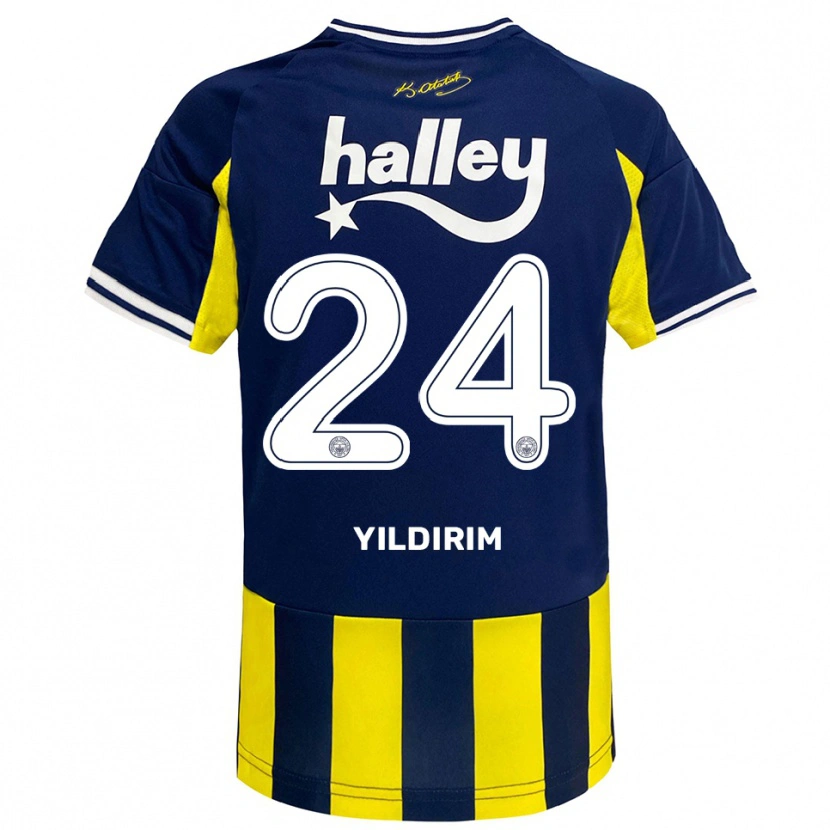 Danxen Mulher Camisola Fatoş Yıldırım #24 Amarelo Marinho Branco Principal 2025/26 Camisa Brasil