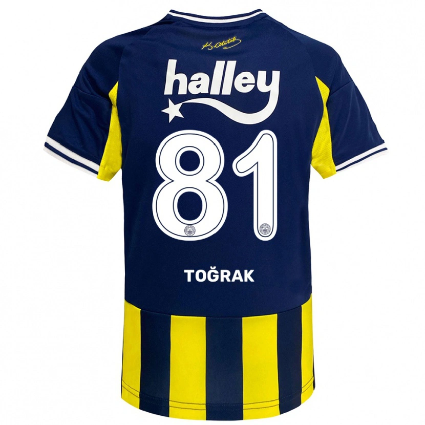 Danxen Mulher Camisola Şükür Toğrak #81 Amarelo Marinho Branco Principal 2025/26 Camisa Brasil