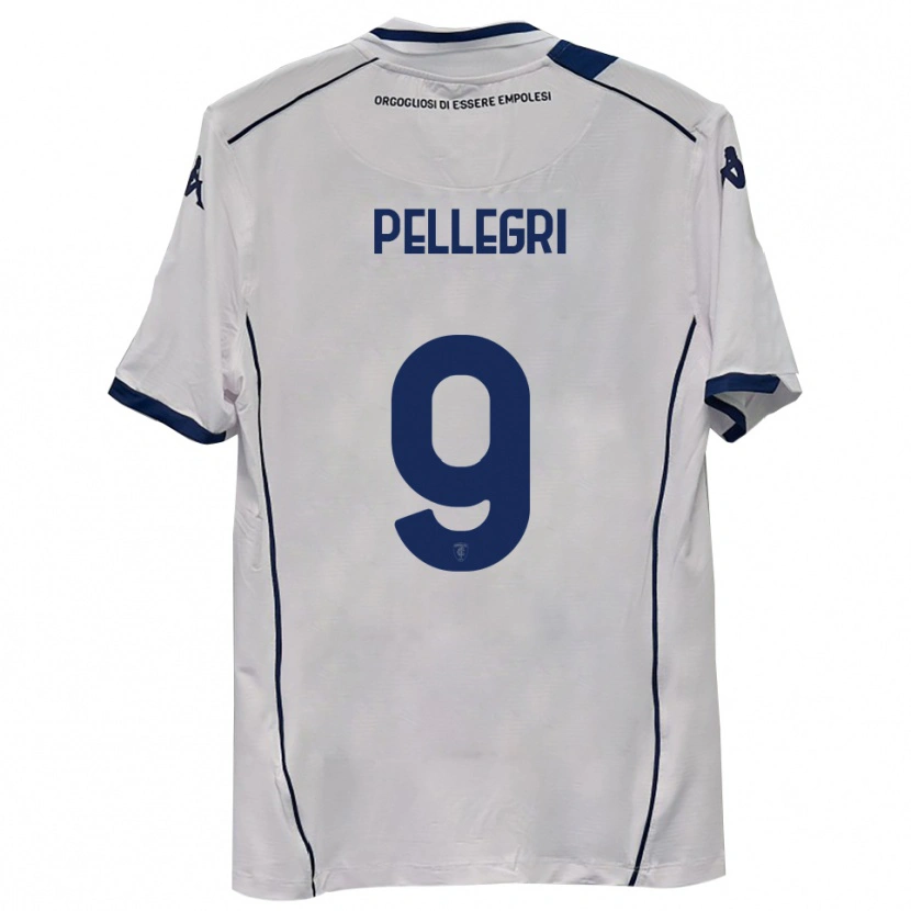 Danxen Mulher Camisola Pietro Pellegri #9 Azul Marinho Escuro Alternativa 2025/26 Camisa Brasil