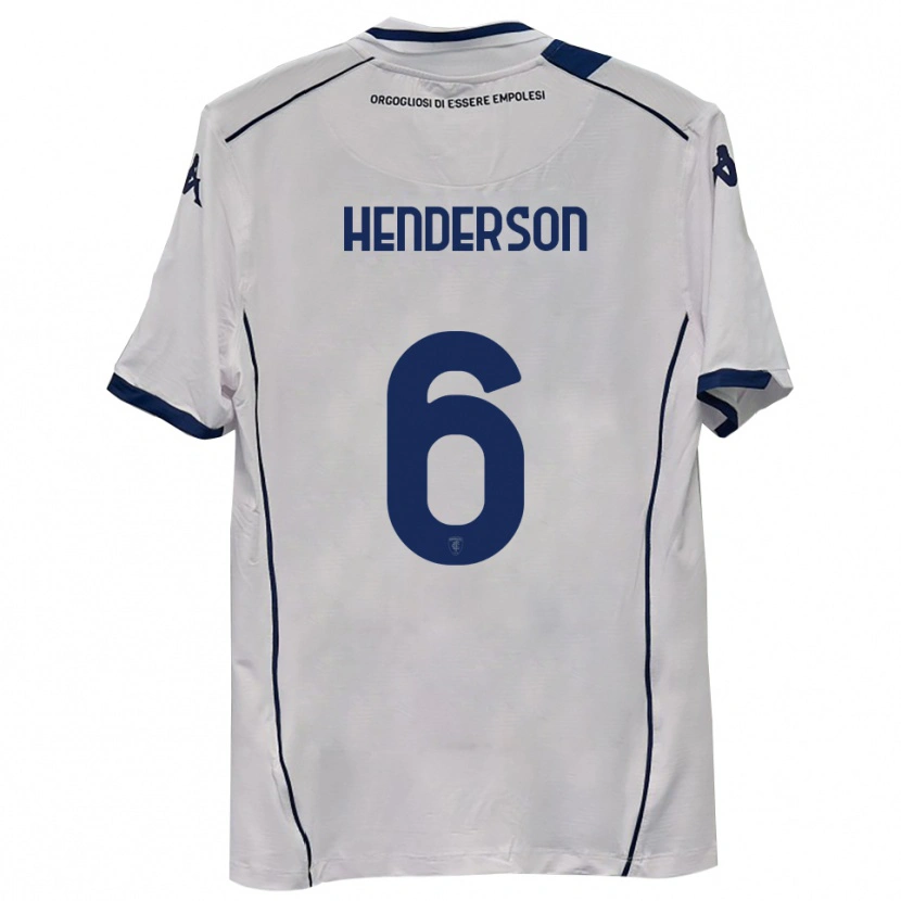 Danxen Mulher Camisola Liam Henderson #6 Azul Marinho Escuro Alternativa 2025/26 Camisa Brasil