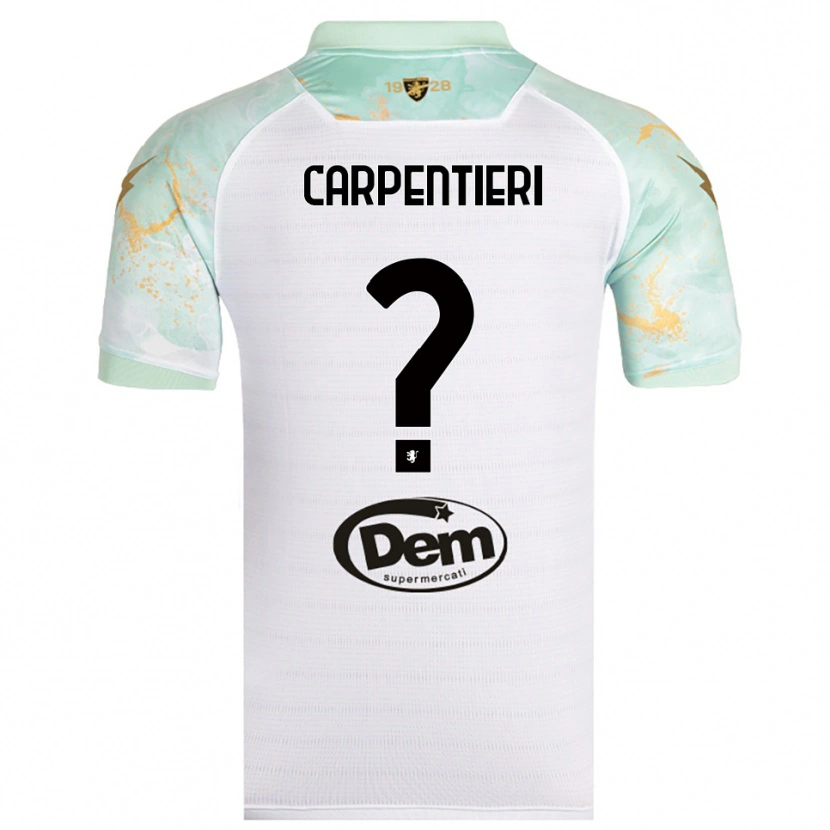 Danxen Mulher Camisola Christian Carpentieri #0 Branco Preto Alternativa 2025/26 Camisa Brasil