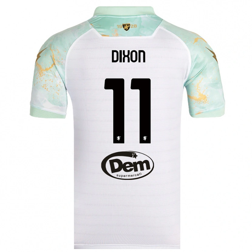 Danxen Mulher Camisola Damar Dixon #11 Branco Preto Alternativa 2025/26 Camisa Brasil