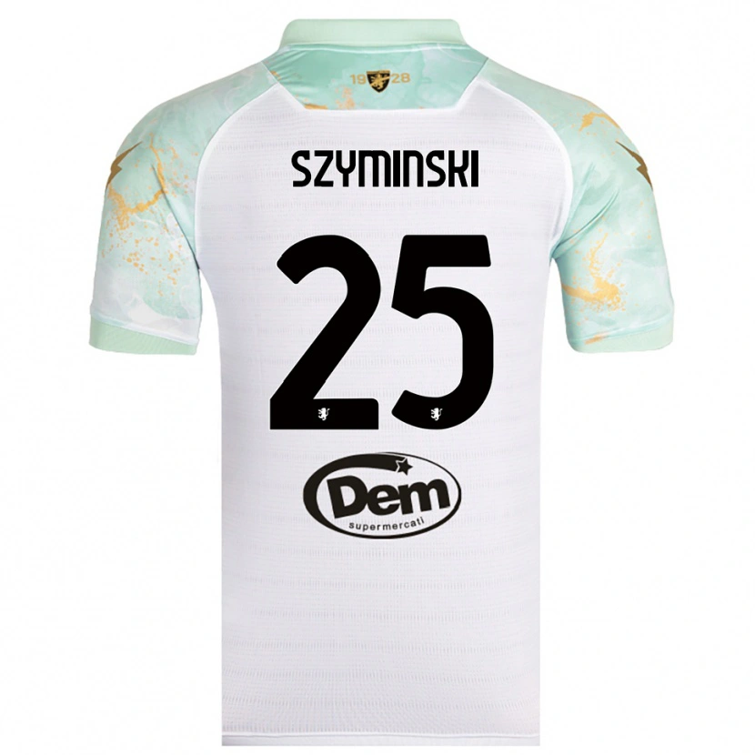 Danxen Mulher Camisola Przemyslaw Szyminski #25 Branco Preto Alternativa 2025/26 Camisa Brasil