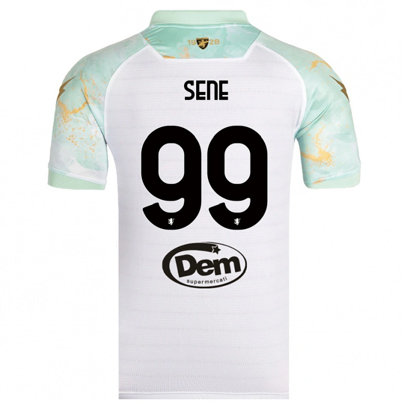 Danxen Mulher Camisola Fallou Sene #99 Branco Preto Alternativa 2025/26 Camisa Brasil