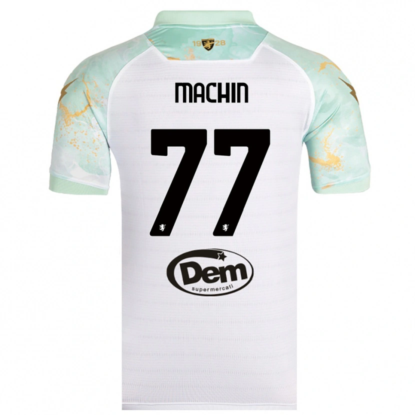 Danxen Mulher Camisola José Machín #77 Branco Preto Alternativa 2025/26 Camisa Brasil