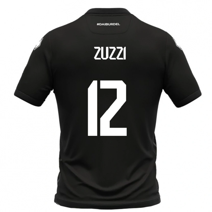 Danxen Mulher Camisola Riccardo Zuzzi #12 Preto Branco Alternativa 2025/26 Camisa Brasil
