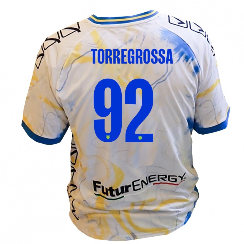 Danxen Mulher Camisola Ernesto Torregrossa #92 Branco Amarelo Azul Alternativa 2025/26 Camisa Brasil