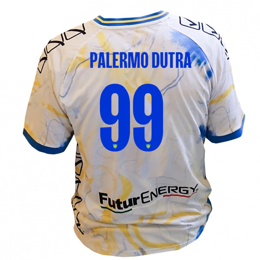 Danxen Mulher Camisola Ryduan Palermo Dutra #99 Branco Amarelo Azul Alternativa 2025/26 Camisa Brasil