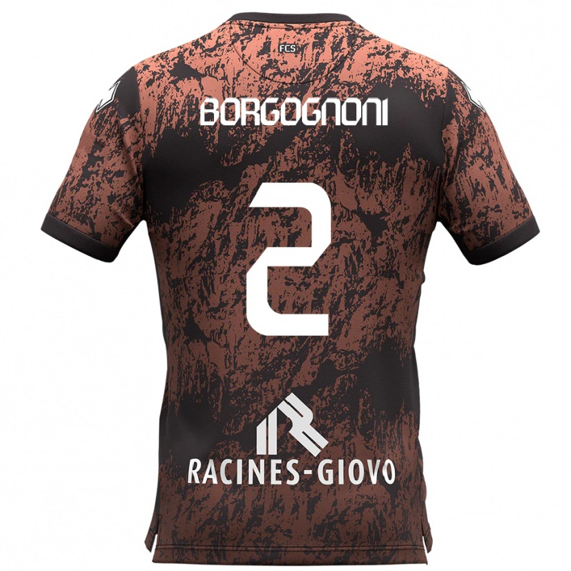 Danxen Mulher Camisola Giovanni Borgognoni #2 Marrom Preto Alternativa 2025/26 Camisa Brasil