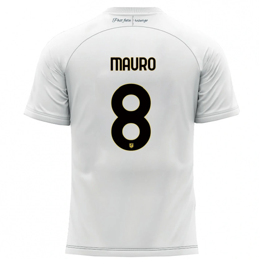 Danxen Mulher Camisola Antonio Mauro #8 Branco Amarelo Alternativa 2025/26 Camisa Brasil