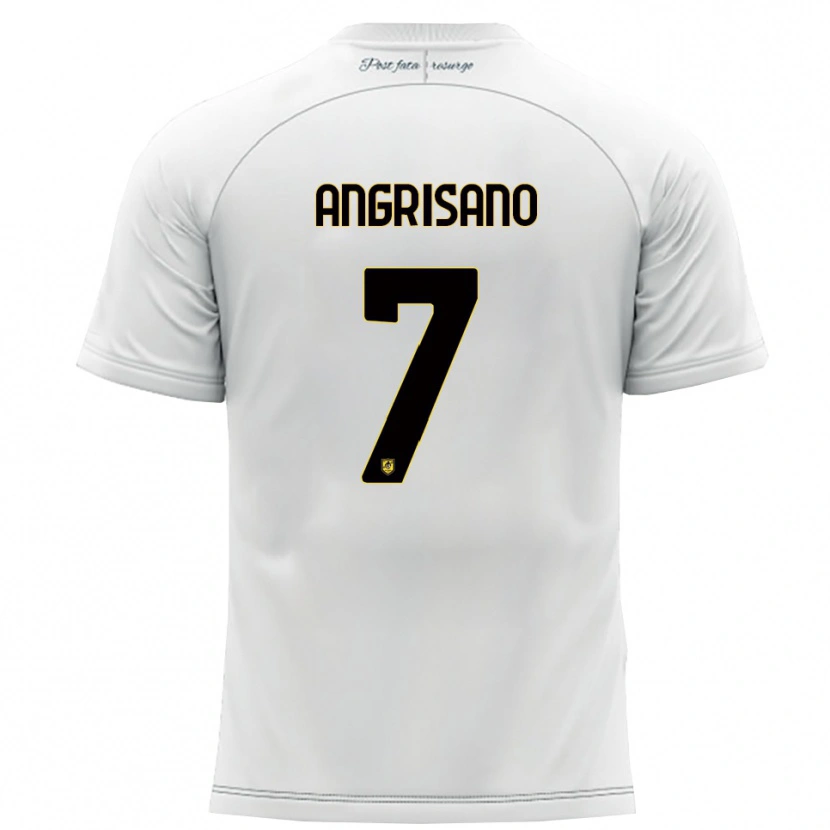 Danxen Mulher Camisola Cosimo Angrisano #7 Branco Amarelo Alternativa 2025/26 Camisa Brasil