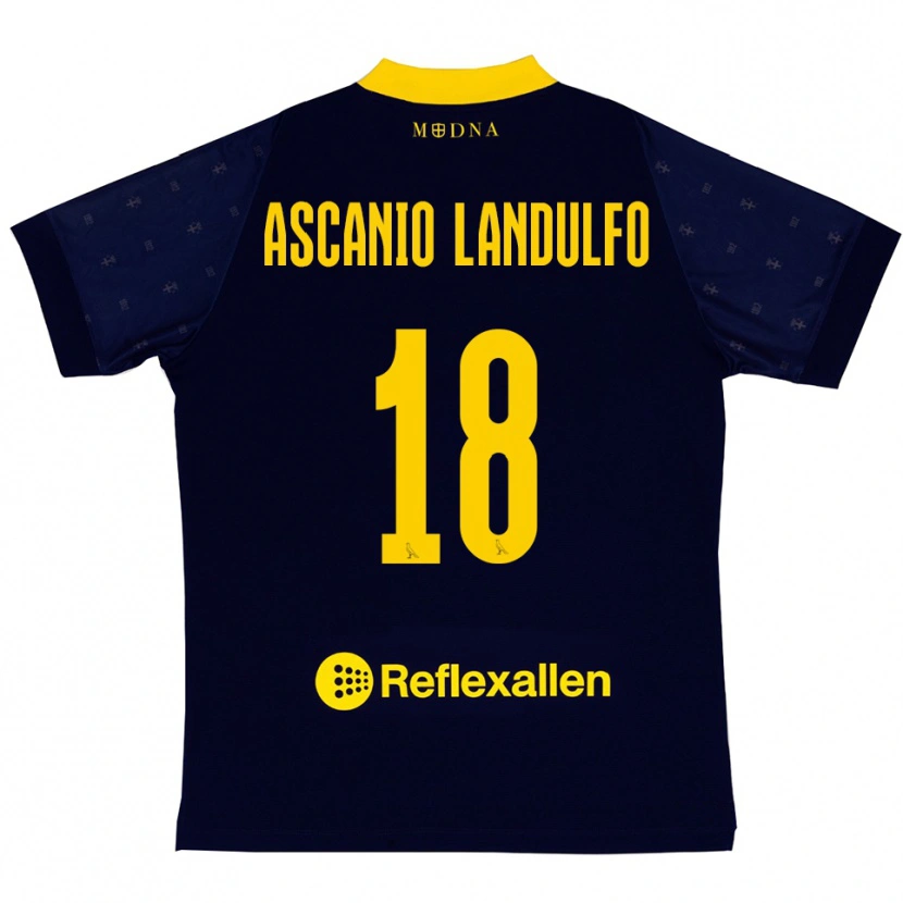 Danxen Mulher Camisola Gabriele Ascanio Landulfo #18 Marinho Amarelo Alternativa 2025/26 Camisa Brasil