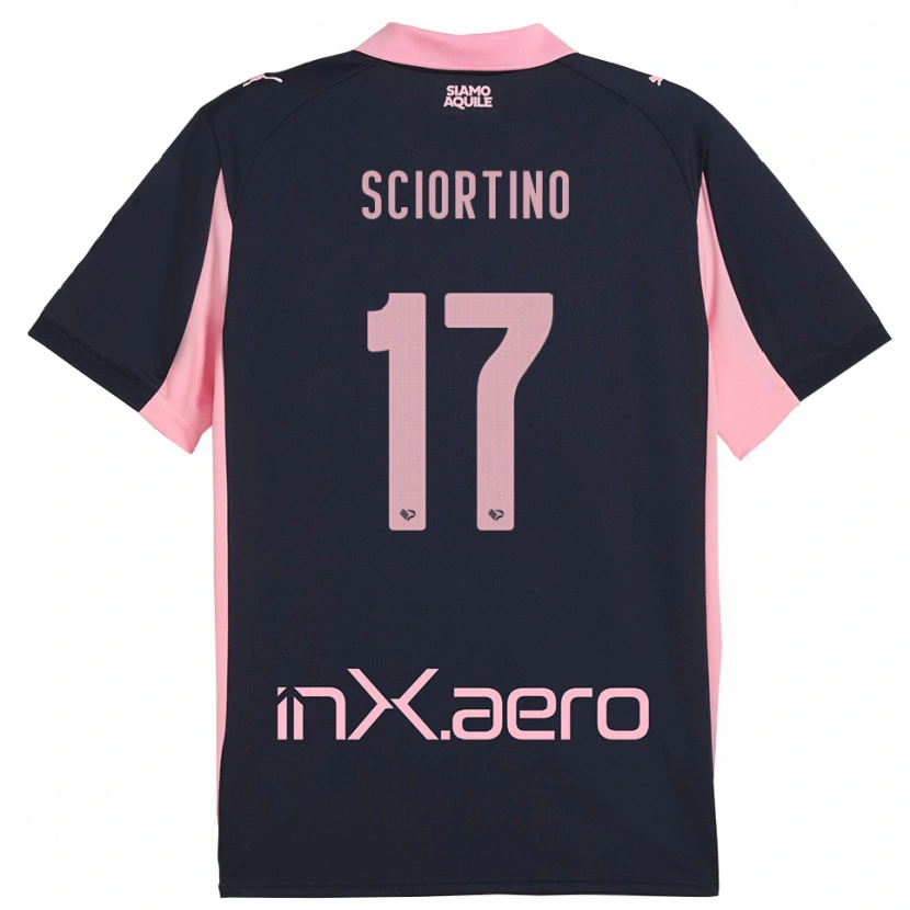 Danxen Mulher Camisola Riccardo Sciortino #17 Marinho Rosa Alternativa 2025/26 Camisa Brasil