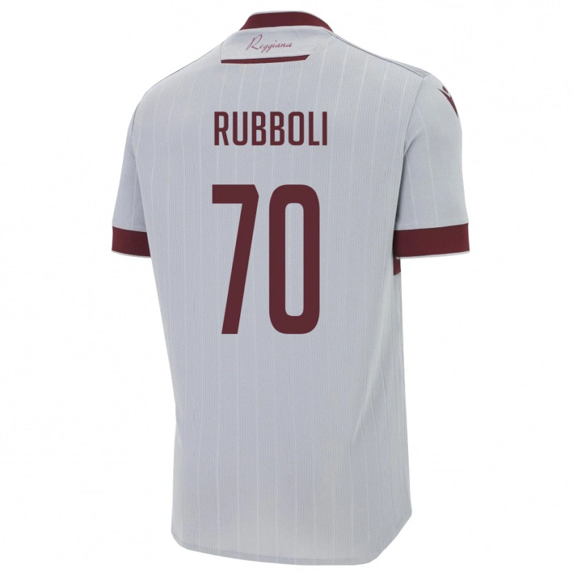 Danxen Mulher Camisola Lorenzo Rubboli #70 Borgonha Branco Alternativa 2025/26 Camisa Brasil