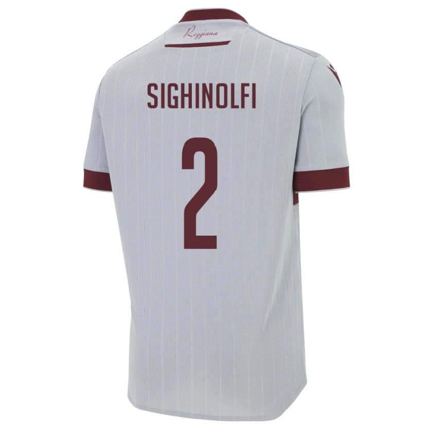 Danxen Mulher Camisola Andrea Sighinolfi #2 Borgonha Branco Alternativa 2025/26 Camisa Brasil