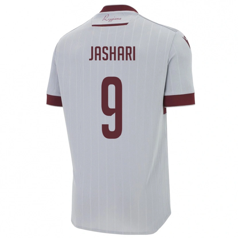 Danxen Mulher Camisola Edion Jashari #9 Borgonha Branco Alternativa 2025/26 Camisa Brasil