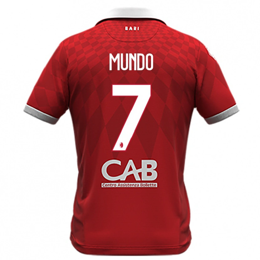 Danxen Mulher Camisola Nicolò Mundo #7 Vermelho Branco Alternativa 2025/26 Camisa Brasil