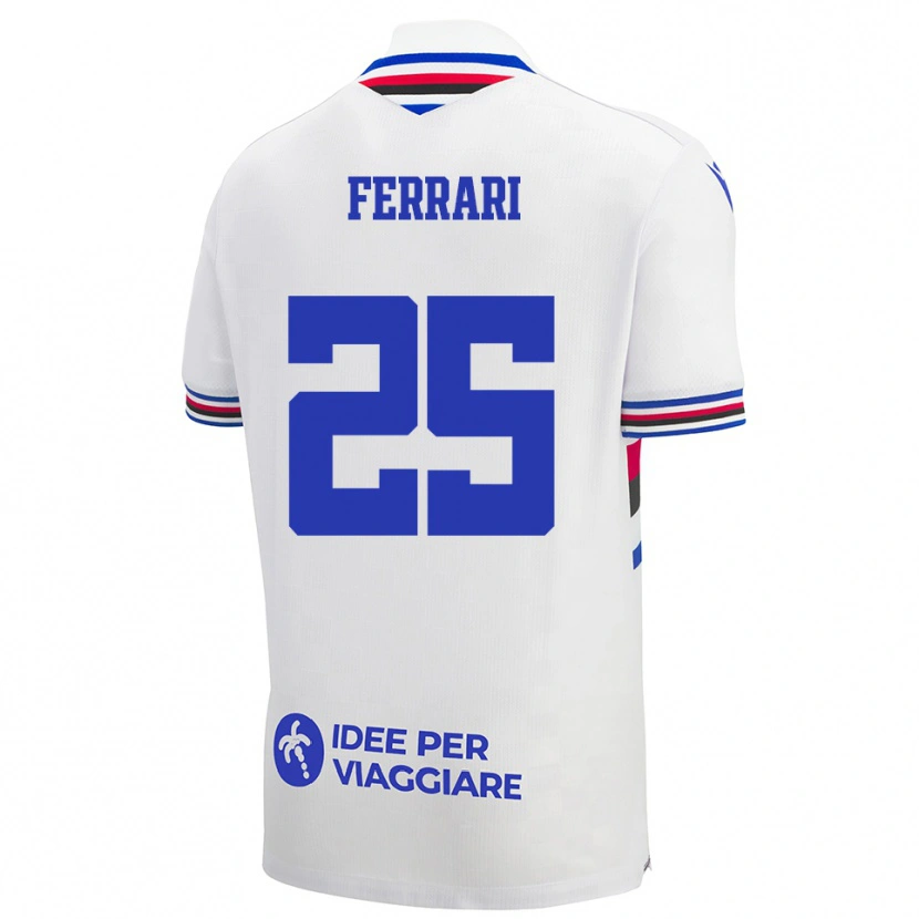 Danxen Mulher Camisola Alex Ferrari #25 Branco Azul Vermelho Alternativa 2025/26 Camisa Brasil