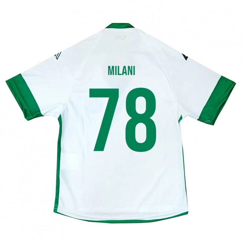 Danxen Mulher Camisola Alessandro Milani #78 Branco Verde Azul Alternativa 2025/26 Camisa Brasil