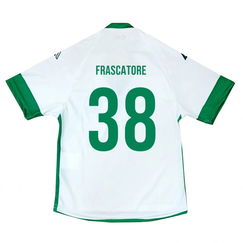 Danxen Mulher Camisola Paolo Frascatore #38 Branco Verde Azul Alternativa 2025/26 Camisa Brasil