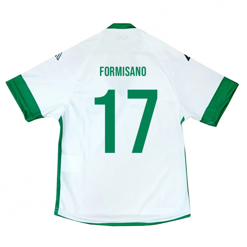 Danxen Mulher Camisola Pasquale Formisano #17 Branco Verde Azul Alternativa 2025/26 Camisa Brasil