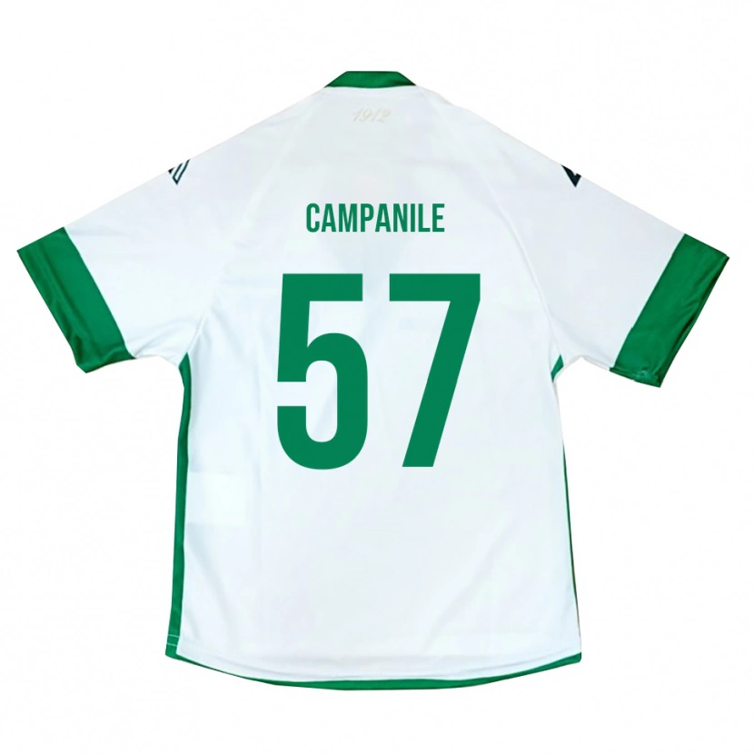 Danxen Mulher Camisola Alessandro Campanile #57 Branco Verde Azul Alternativa 2025/26 Camisa Brasil