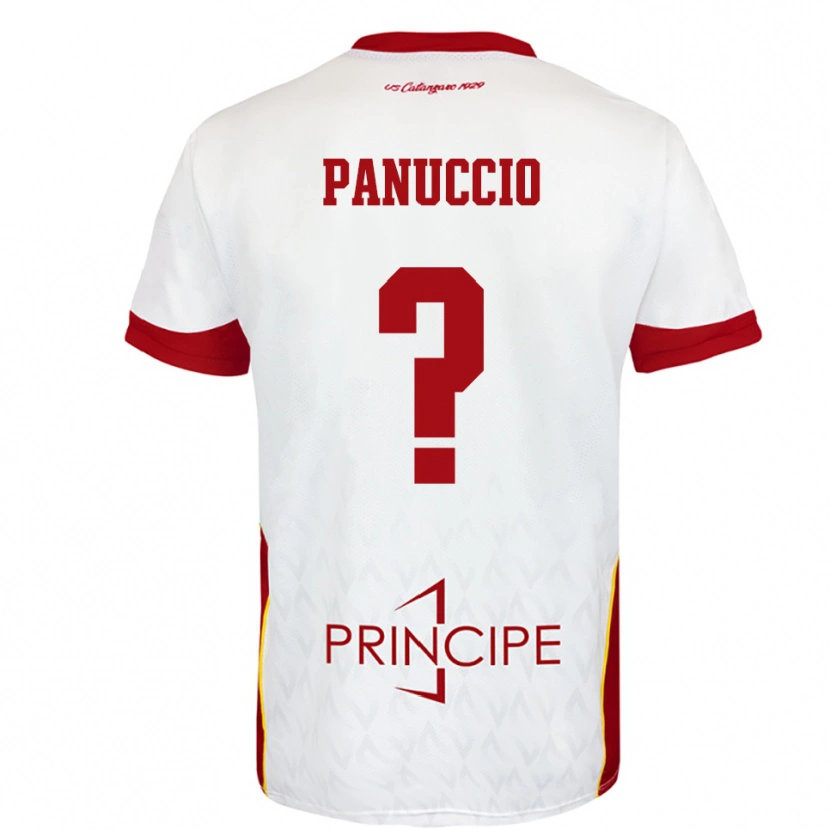 Danxen Mulher Camisola Giovanni Panuccio #0 Branco Vermelho Alternativa 2025/26 Camisa Brasil