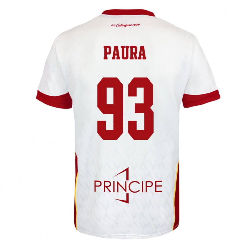 Danxen Mulher Camisola Mario Paura #93 Branco Vermelho Alternativa 2025/26 Camisa Brasil